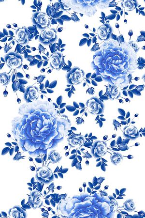 优雅印花花型图片