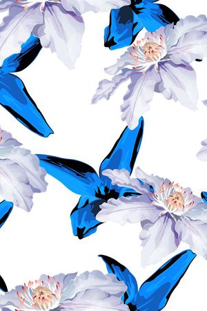 花瓣印花花型图片