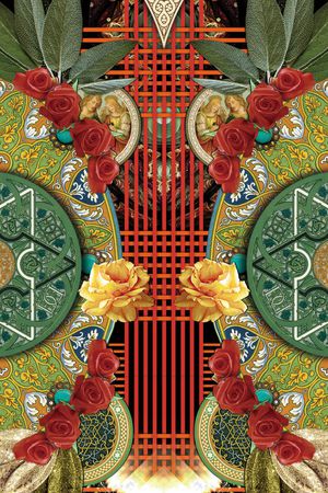 编织印花花型图片
