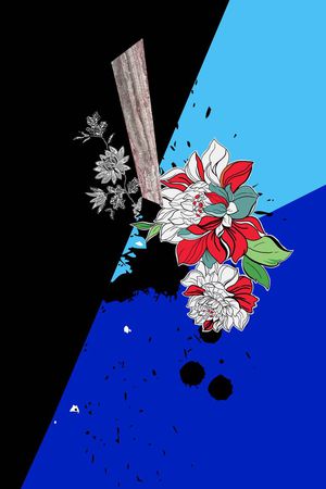 几何印花花型图片