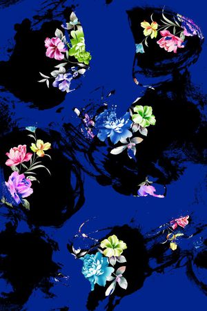 层次印花花型图片