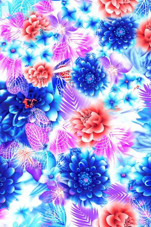 清晰印花花型图片