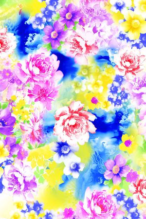 时尚花纹印花花型图片