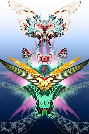 中国风印花花型图片