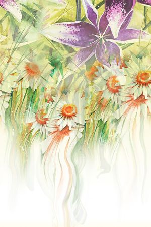 长裙印花花型图片