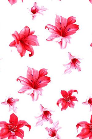 百合印花花型图片