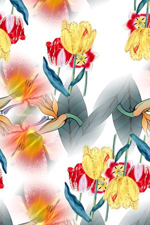 休闲印花花型图片