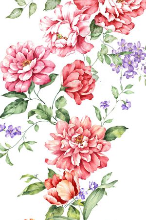 花卉印花花型图片