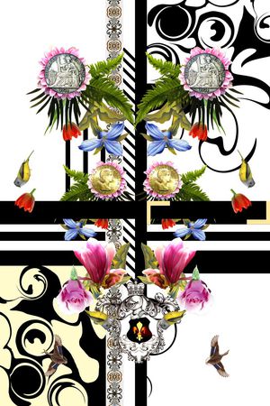 欧式印花花型图片