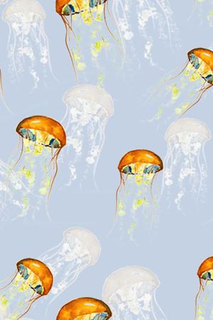 水母印花花型图片