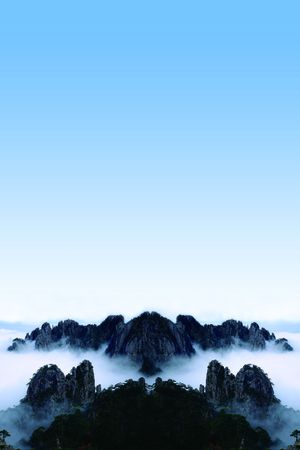 风景印花花型图片