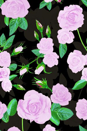 粉色印花花型图片
