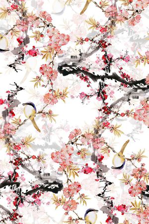 花卉印花花型图片