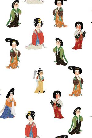 女孩印花花型图片