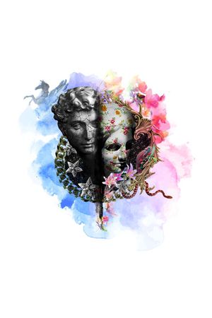 变色龙印花花型图片