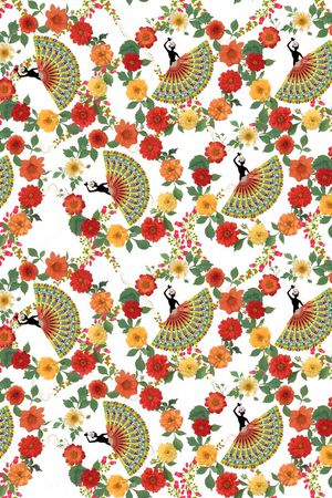花卉印花花型图片