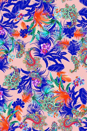 花印花花型图片