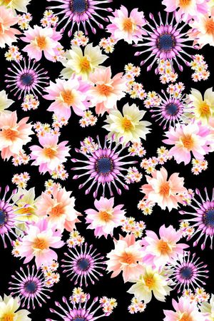 花卉摄影印花花型图片