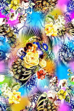 时尚印花花型图片