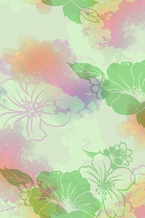 花卉印花花型图片