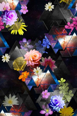 层次印花花型图片