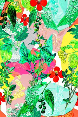 花卉 服装印花花型图片