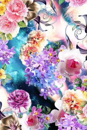 数码印花花型图片