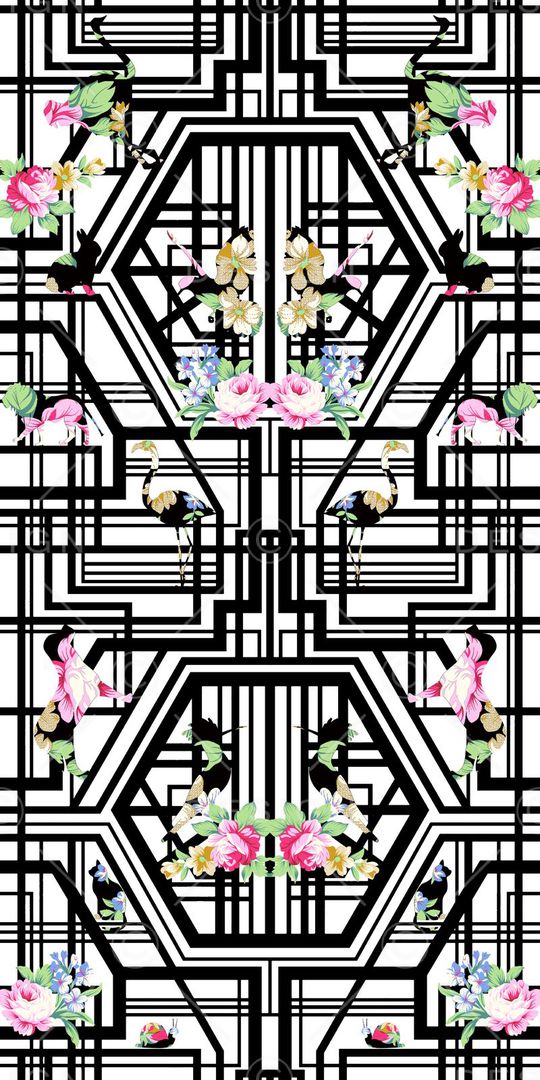 动物印花花型图片