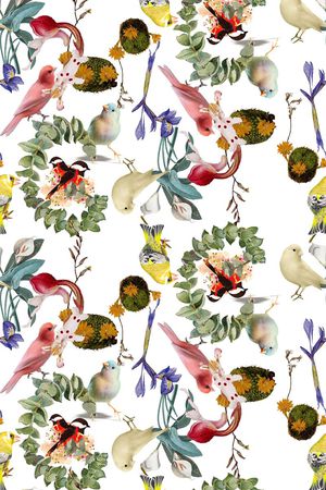 插画印花花型图片