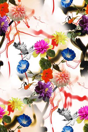 花卉印花花型图片