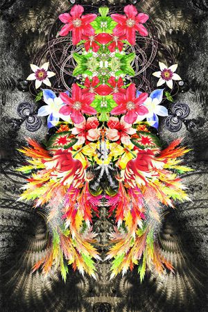 花卉印花花型图片