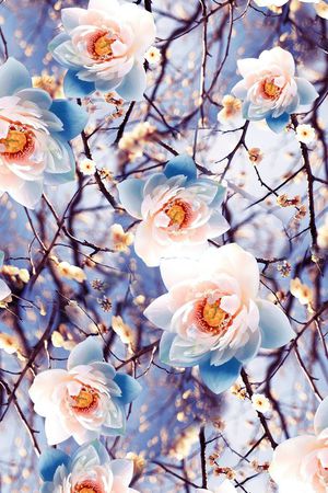 数码印花花型图片
