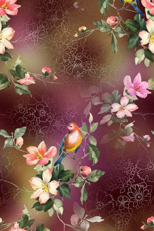 textile印花花型图片