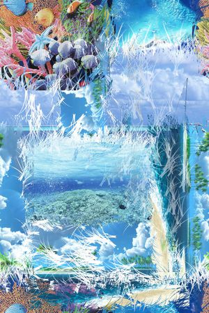潮流印花花型图片