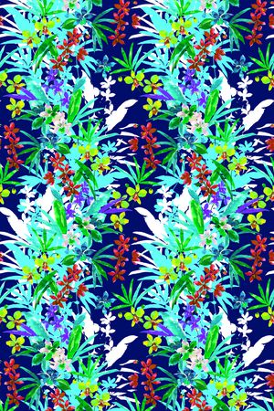 花卉印花花型图片