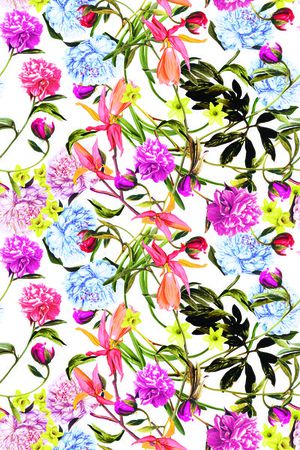 花印花花型图片