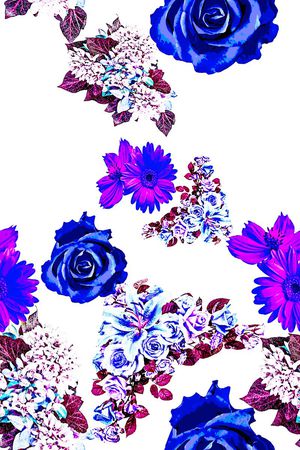 花卉印花花型图片