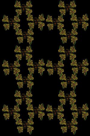 大牌走秀复古风印花花型图片