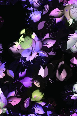 花卉印花花型图片
