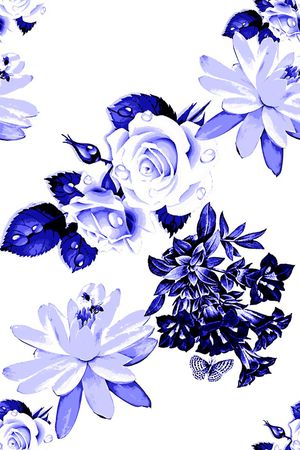 青春印花花型图片