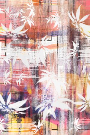 抽象印花花型图片