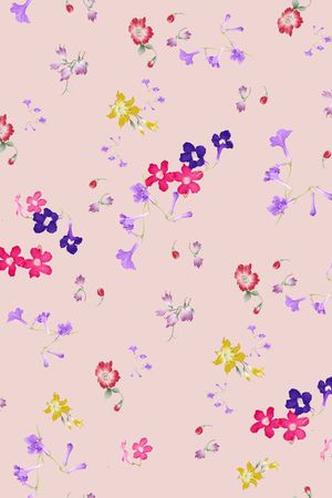 花卉印花花型图片