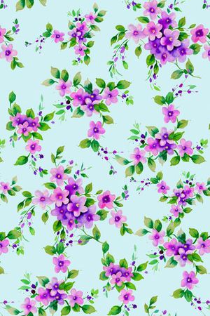 花卉印花花型图片