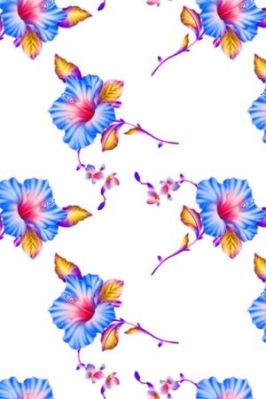 抽象印花花型图片