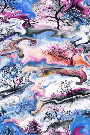 空间印花花型图片