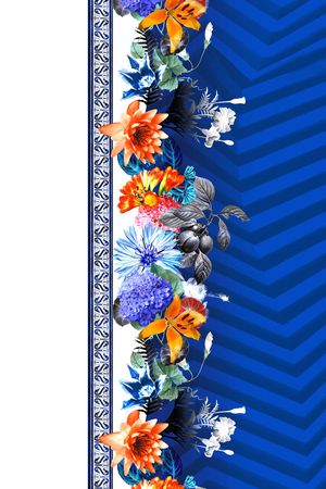 花卉印花花型图片