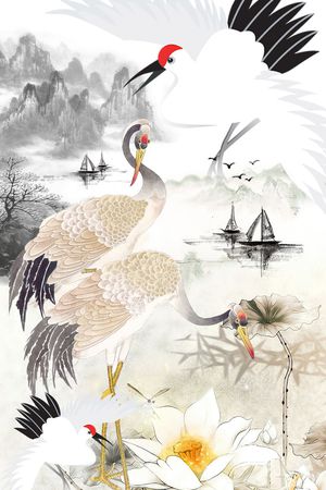 定位花型印花花型图片