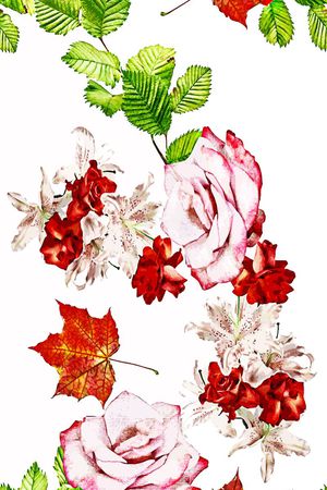花卉印花花型图片