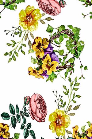 服装印花花型图片