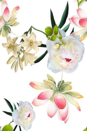 服装印花花型图片